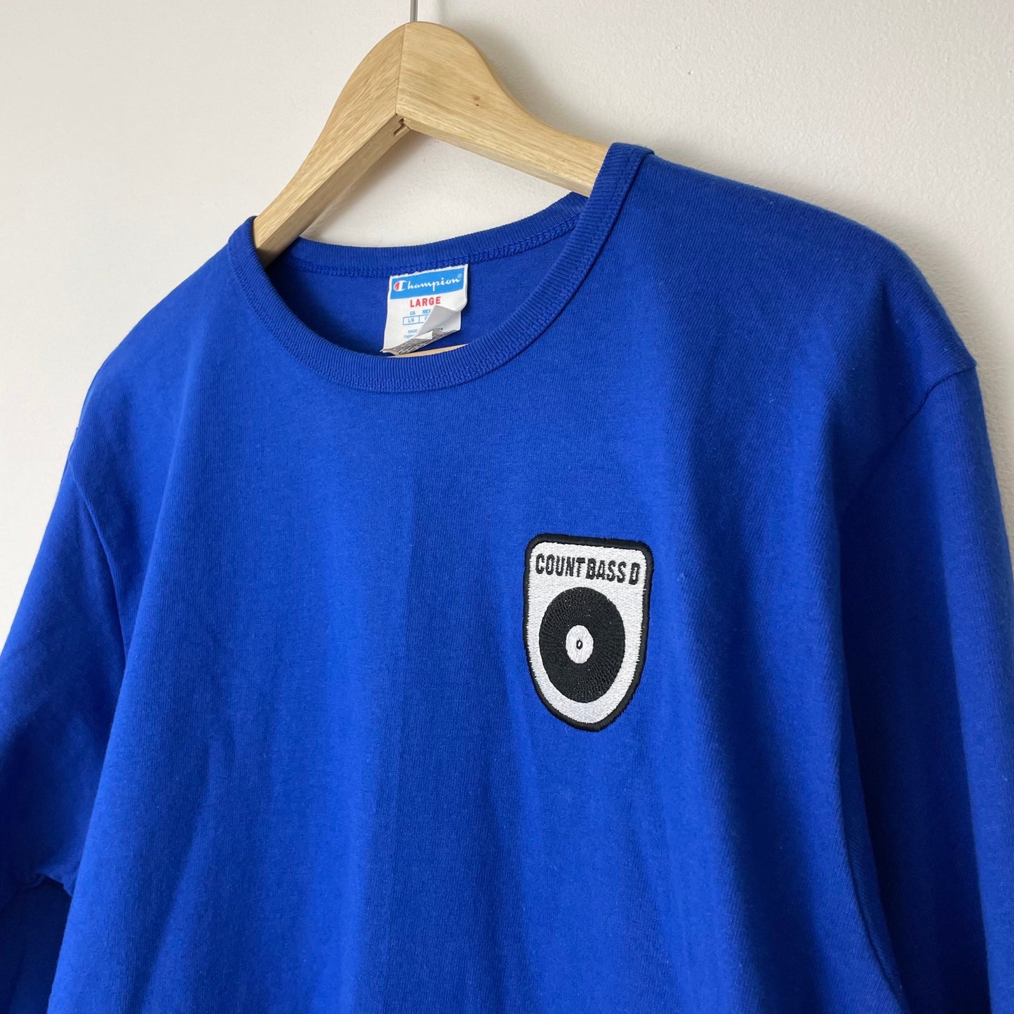 Champion Embroidered Count Bass D Logo Long Sleeve Tee