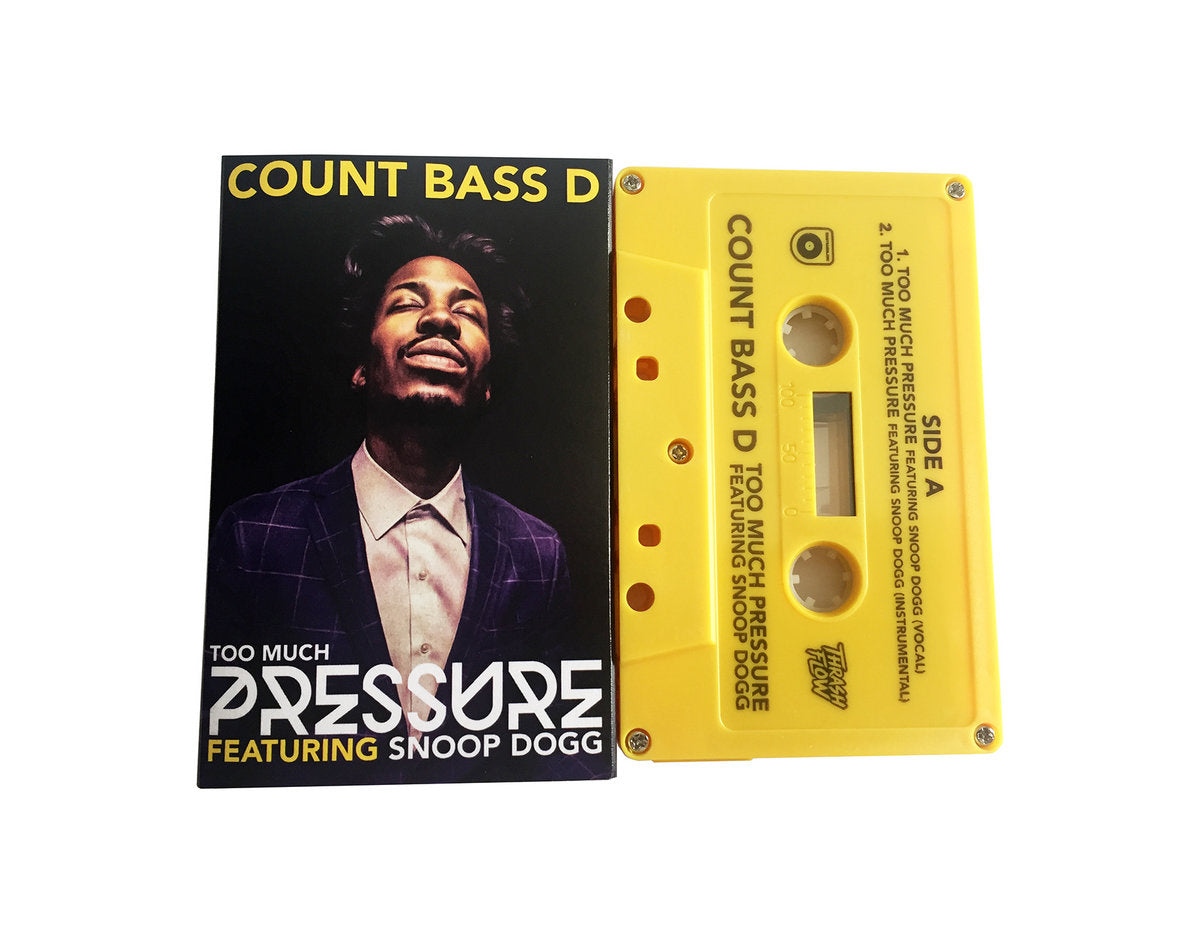 Too Much Pressure Cassette – Count Bass D Feat. Snoop Dogg